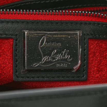 Christian Louboutin Grained Calfskin Spike Small Eloise Tote Black 6 of 10
