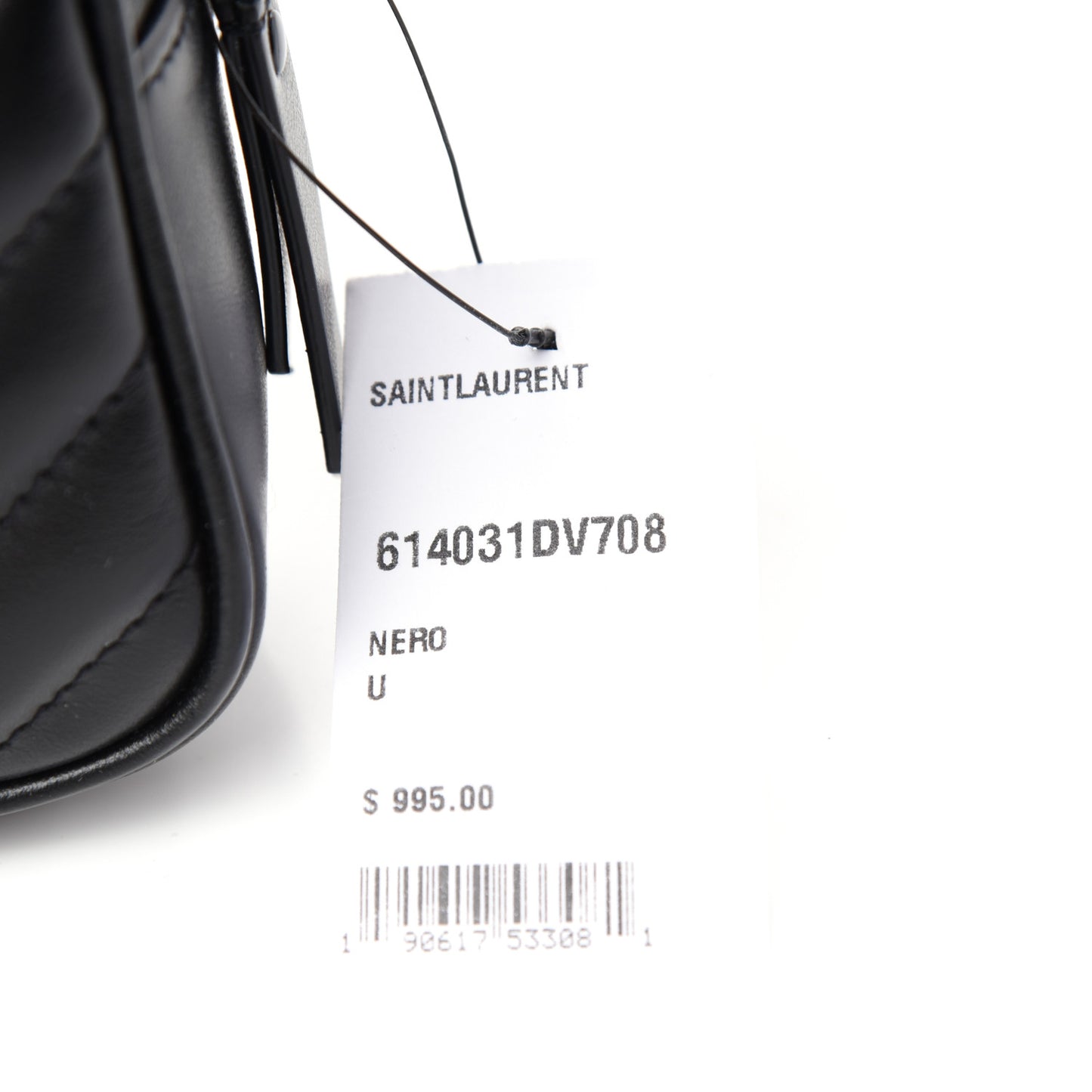 Calfskin Matelasse Monogram Lou Belt Bag Black
