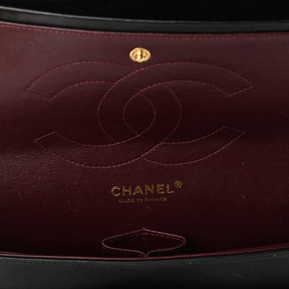 Chanel Lambskin Quilted Jumbo Double Flap Black 14 of 18