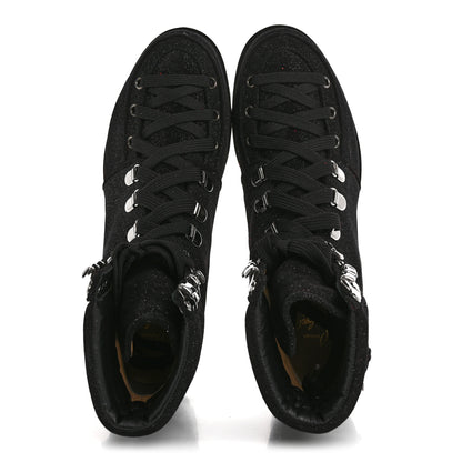 Christian Louboutin Crosta Star Who Runs Flat Boots 39 Black 2 of 8