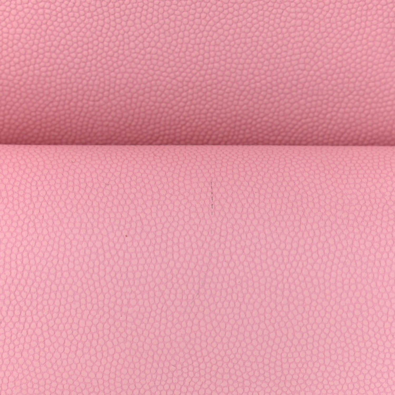 Chanel Caviar Flat Chevron Quilted Medium Double Flap Pink 9 of 11