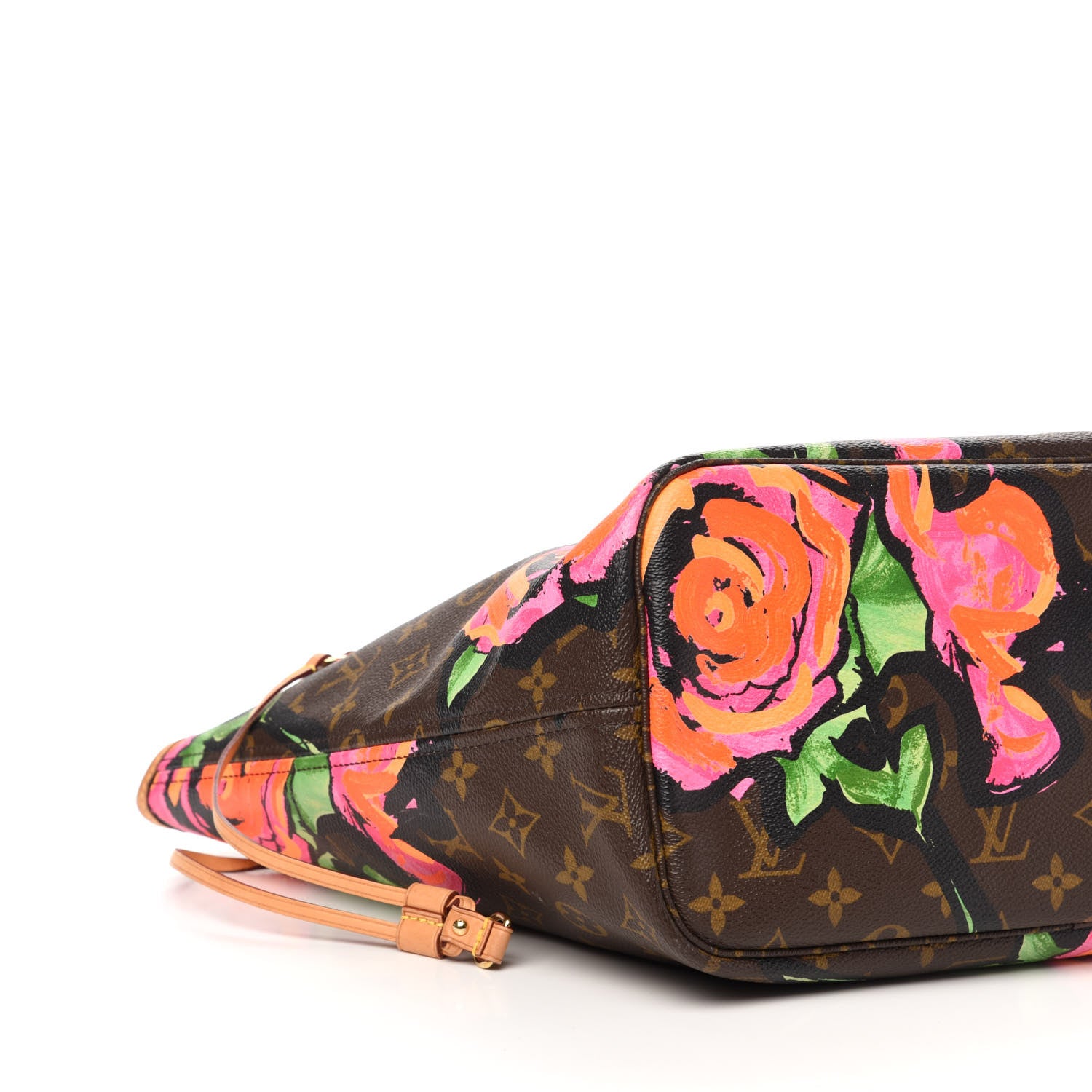 Louis Vuitton Monogram Roses Neverfull MM 6 of 11
