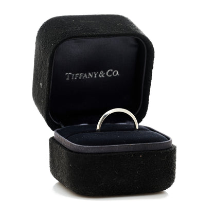 Tiffany Platinum 2mm Knife Edge Wedding Band Ring 51 5.75 5 of 5