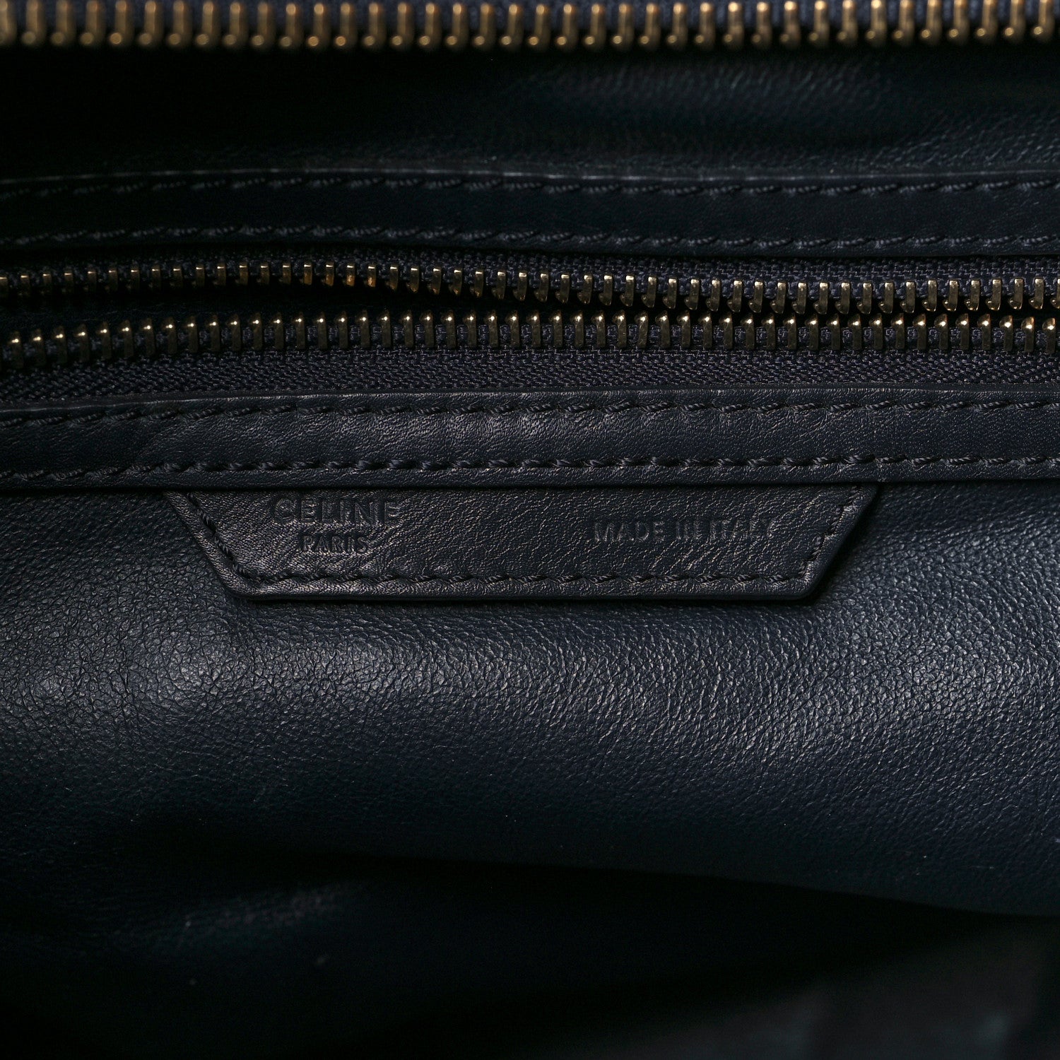 Celine Smooth Calfskin Small Luggage Navy Blue 5 of 11