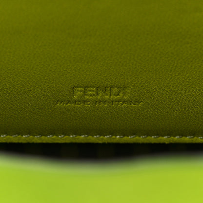 Fendi Silk Satin Phone Baguette Wasabi 5 of 6