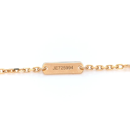 Van Cleef & Arpels 18K Yellow Gold Mother of Pearl Vintage Alhambra Pendant Necklace 3 of 6
