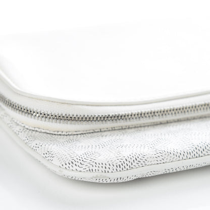 Goyard Goyardine Sainte Marie Soft Clutch White 9 of 11