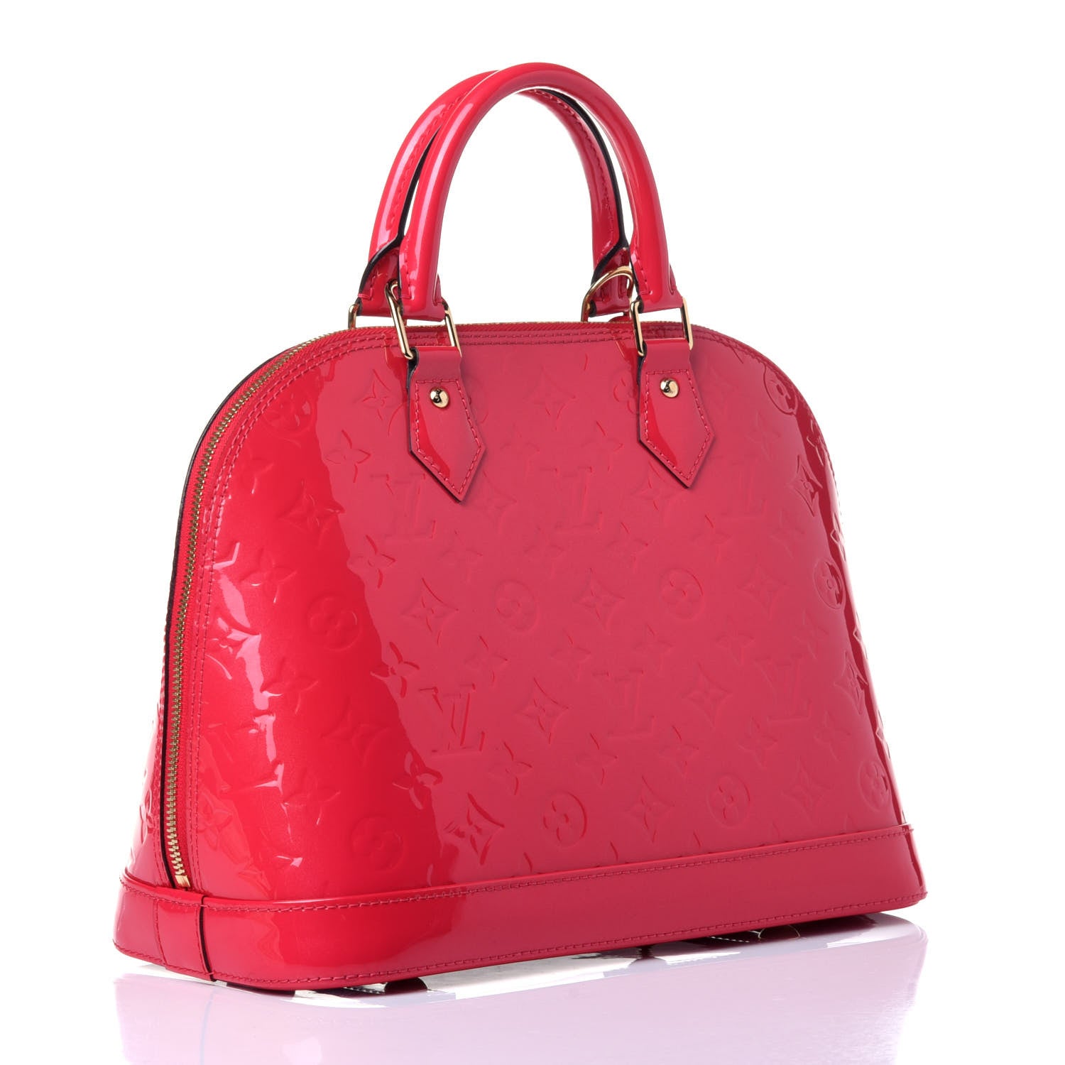 Louis Vuitton Vernis Alma PM Hot Pink 3 of 11