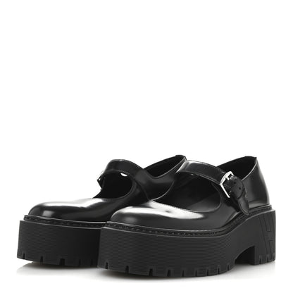 Hermes Glazed Calfskin Hoxton Oxford 35 Black 4 of 9