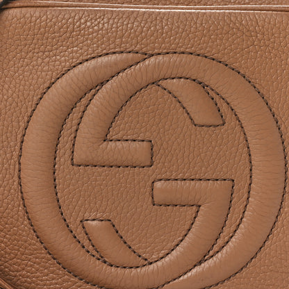 Gucci Pebbled Calfskin Small Soho Disco Bag Camelia 8 of 12