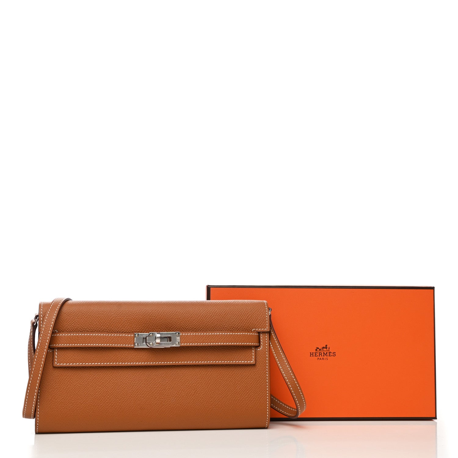 Hermes Epsom Kelly Wallet To Go Gold 7 of 7