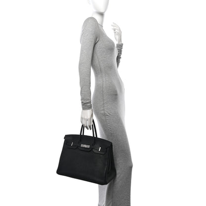 Hermes Togo Birkin 35 Black 2 of 11
