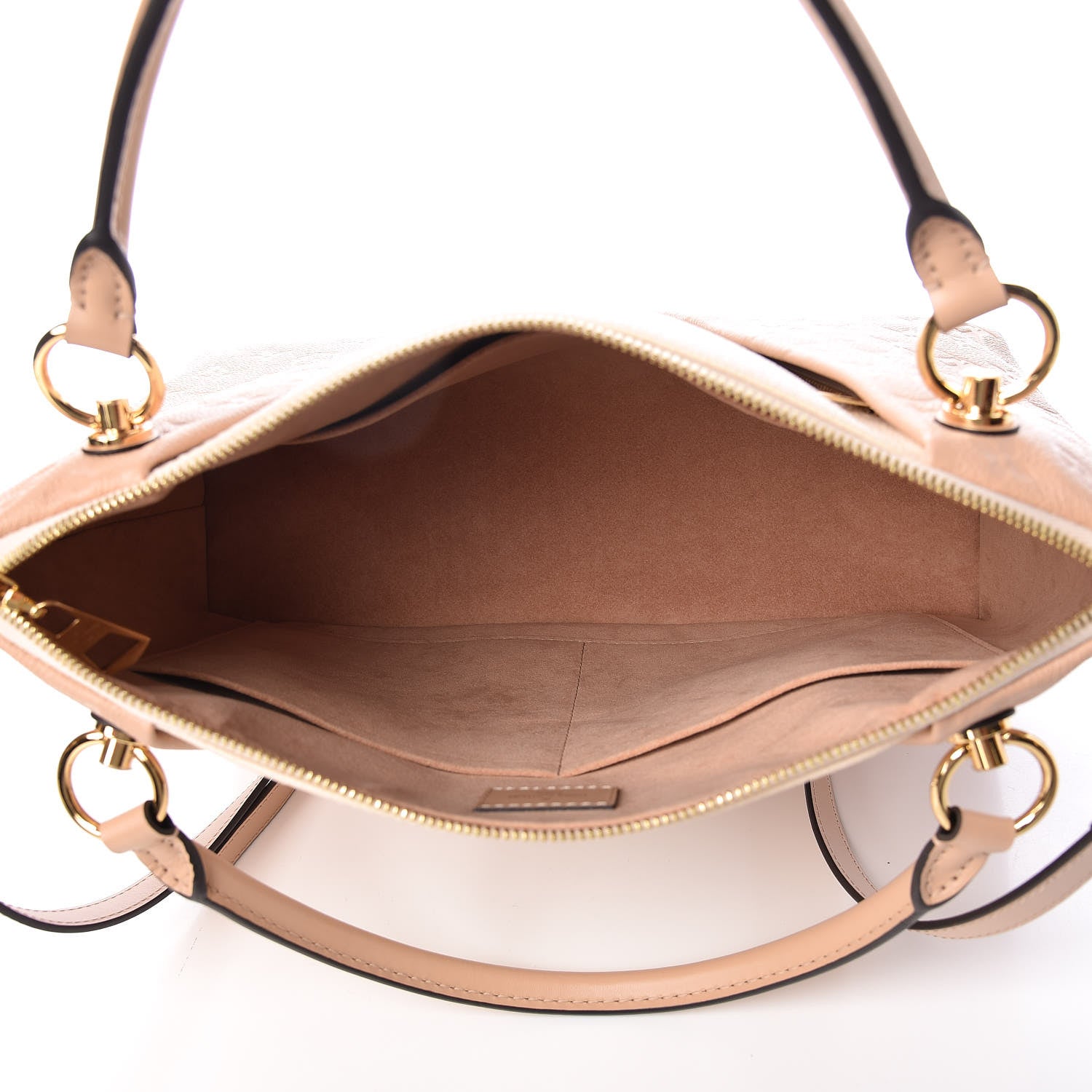 Louis Vuitton Empreinte V Tote MM Beige Rose Creme 5 of 10