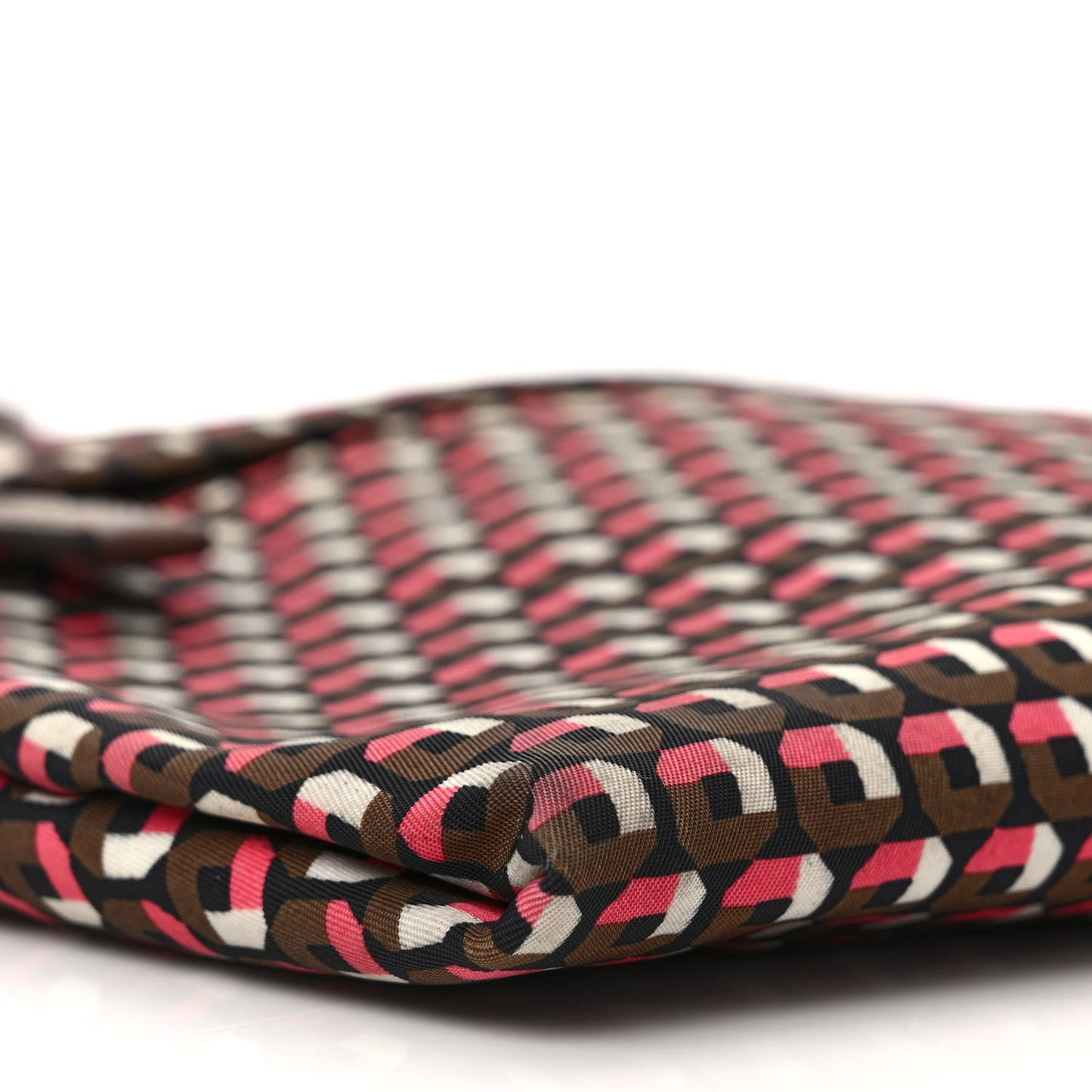 Tessuto Stampato Nylon Saffiano Otta Print Tote Rosa