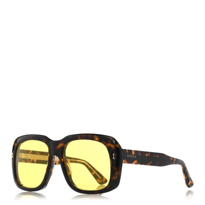 Gucci Acetate GG0049S Sunglasses Tortoise Yellow 1 of 7