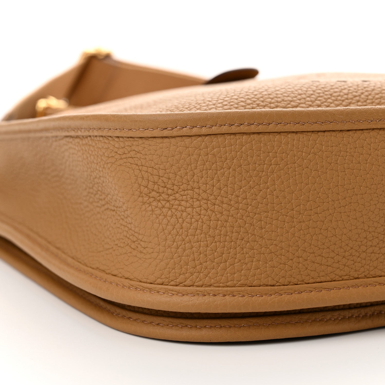 Hermes Taurillon Clemence Evelyne III PM Biscuit 9 of 10