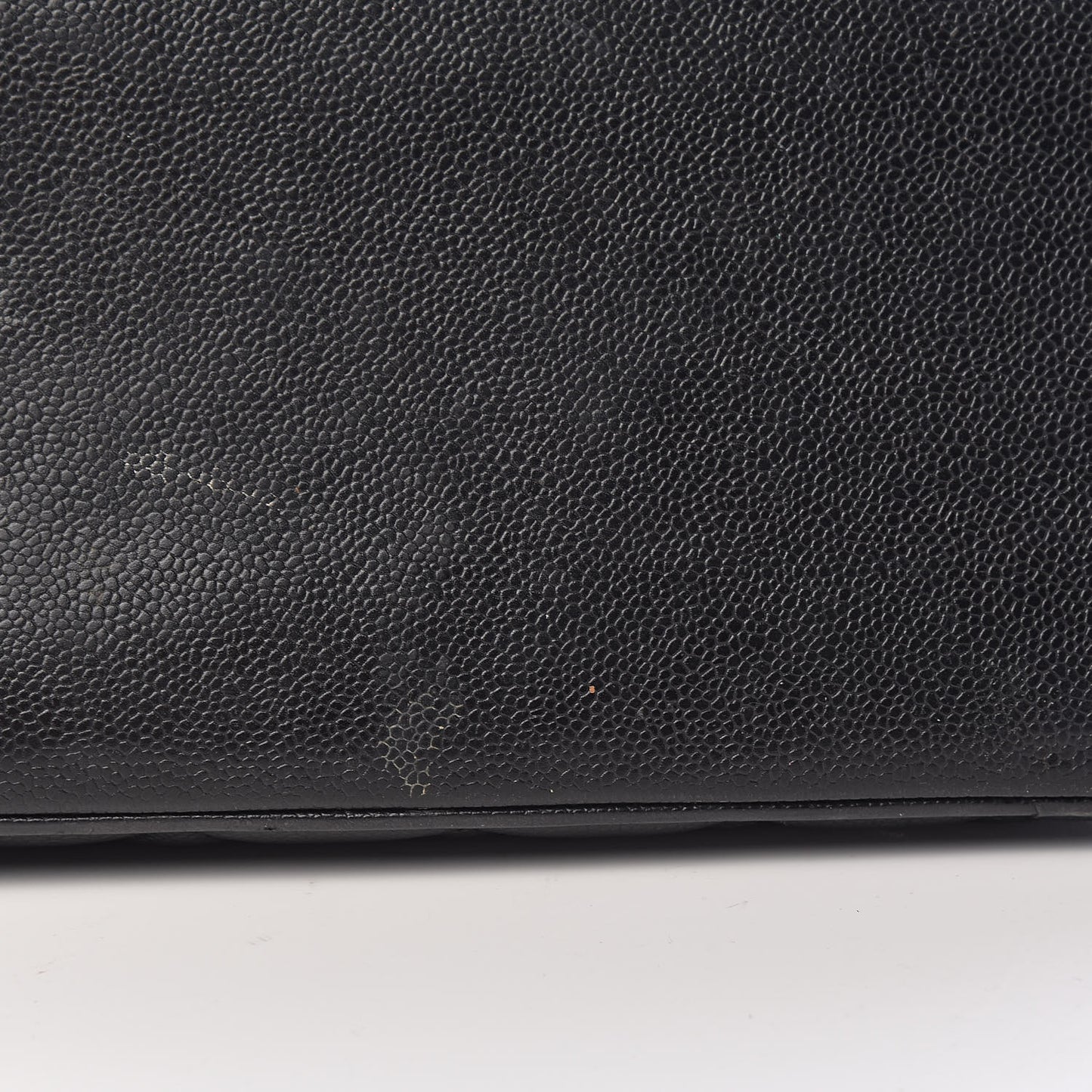 Caviar Quilted Medallion Tote Black