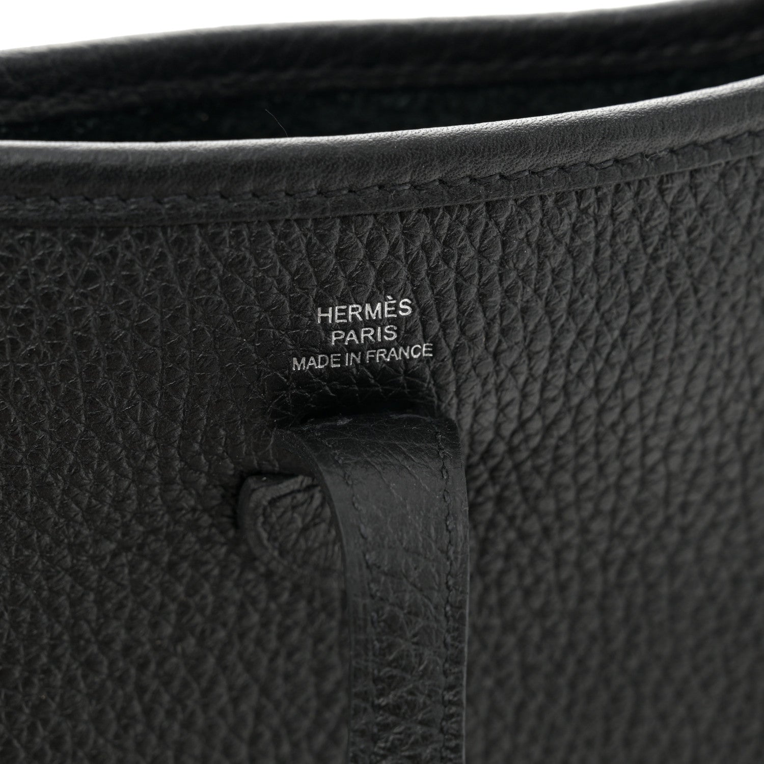 Hermes Taurillon Clemence Evelyne TPM Black 6 of 11