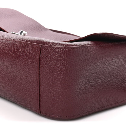 Chanel Grained Calfskin Small Souplissimo Maxi Flap Burgundy 9 of 10