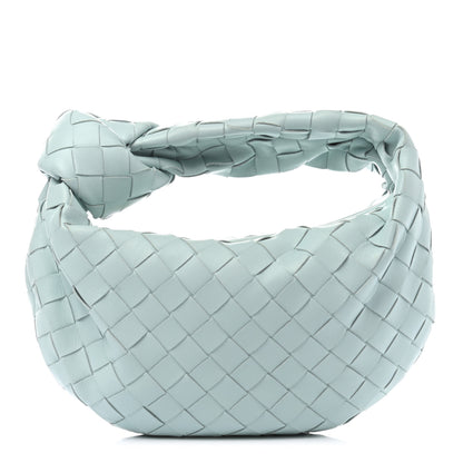 Bottega Veneta Nappa Intrecciato Mini Jodie Teal Washed 1 of 11