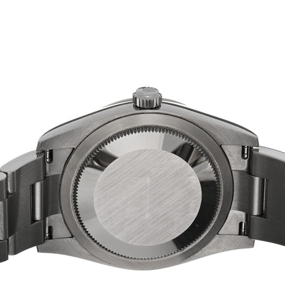 Rolex Stainless Steel 34mm Oyster Perpetual Watch Bright Black 124200 4 of 5