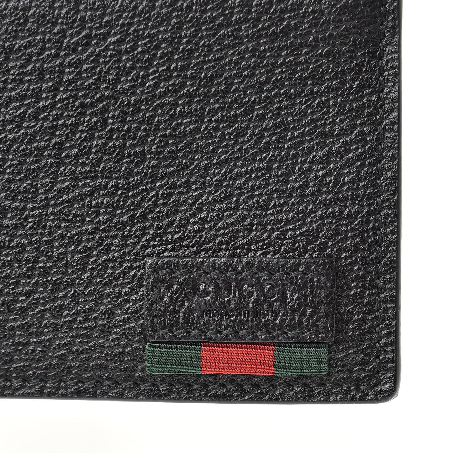 Dollar Calfskin Boar Effect Web Coin Case Card Holder Black