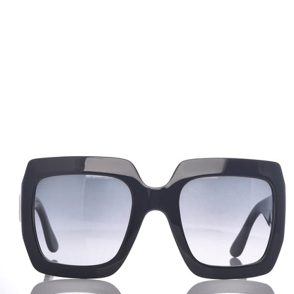 Gucci Acetate Square Frame Sunglasses GG0053S Black 2 of 8