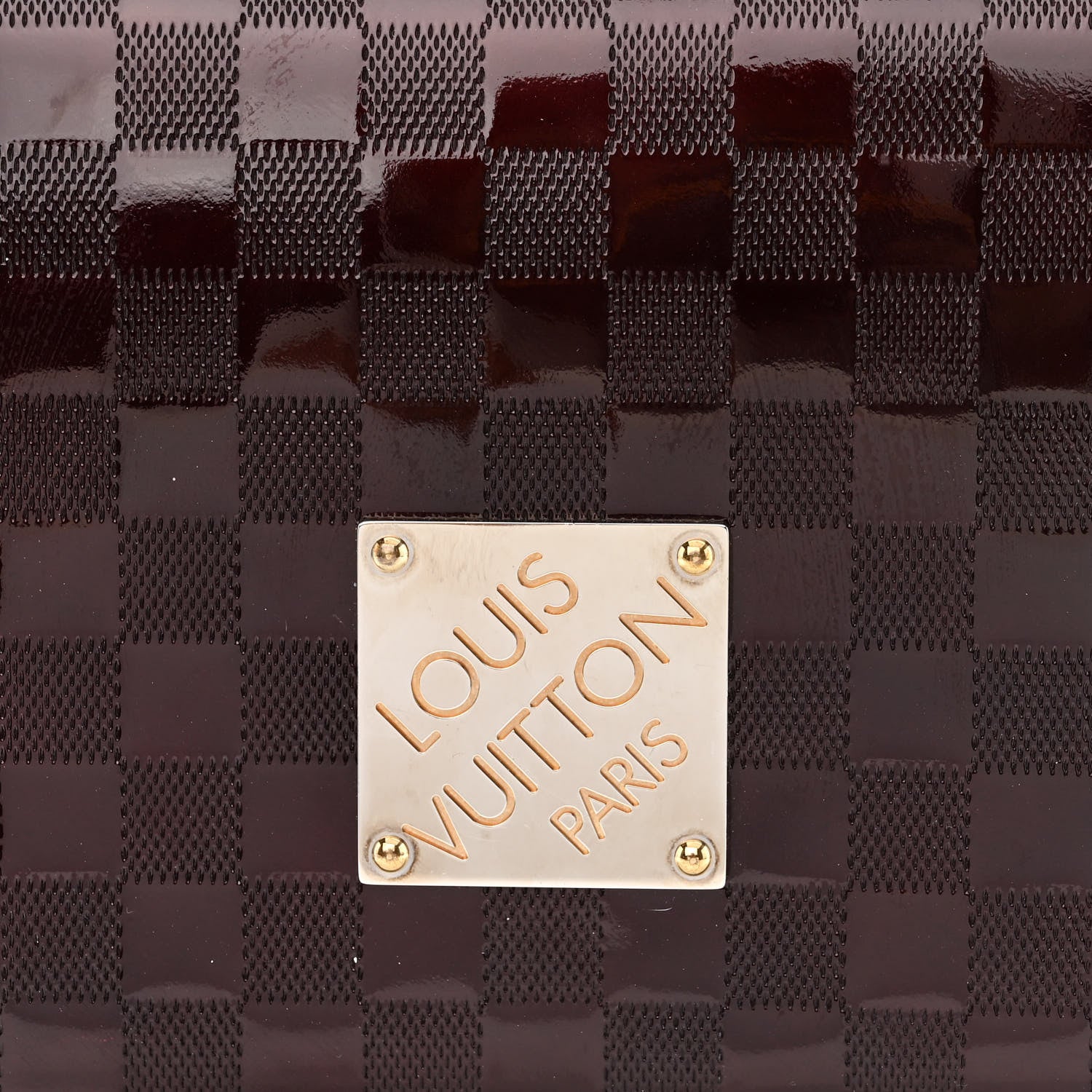 Louis Vuitton Damier Vernis Cabaret Bag Carmine 11 of 24