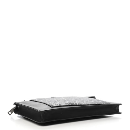 Fendi Vitello Century Grace FF Embossed Messenger Black 4 of 10