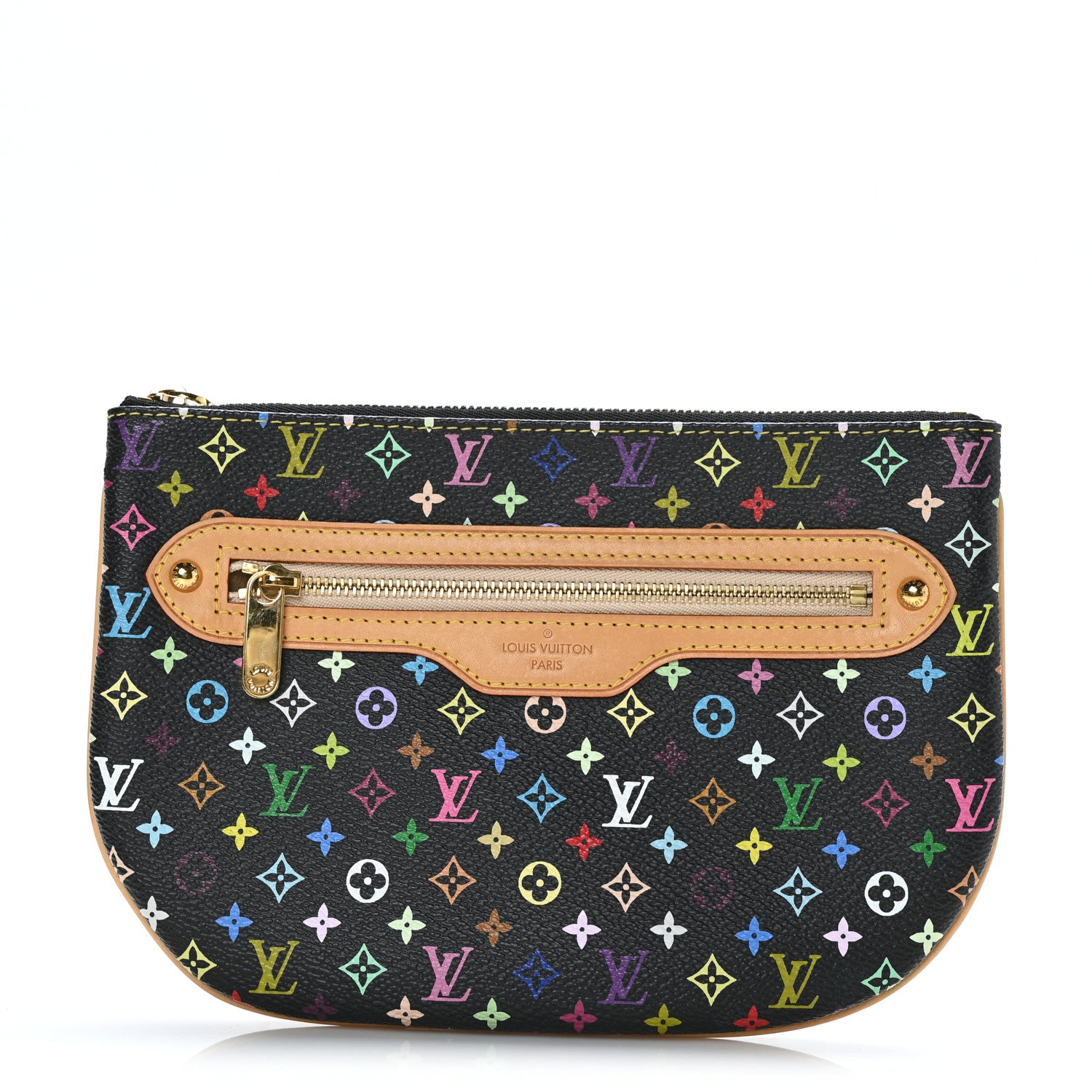 Louis Vuitton Monogram Multicolor Pochette Plate GM Black 1 of 6