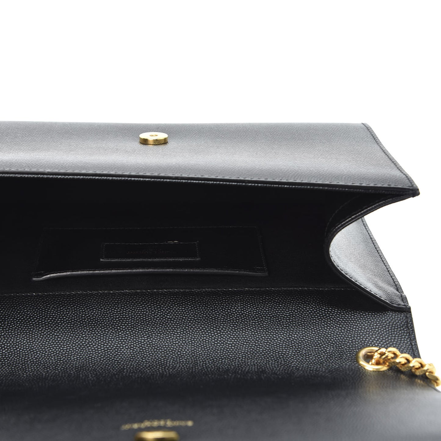 Grain De Poudre Medium Classic Monogram Kate Satchel Black