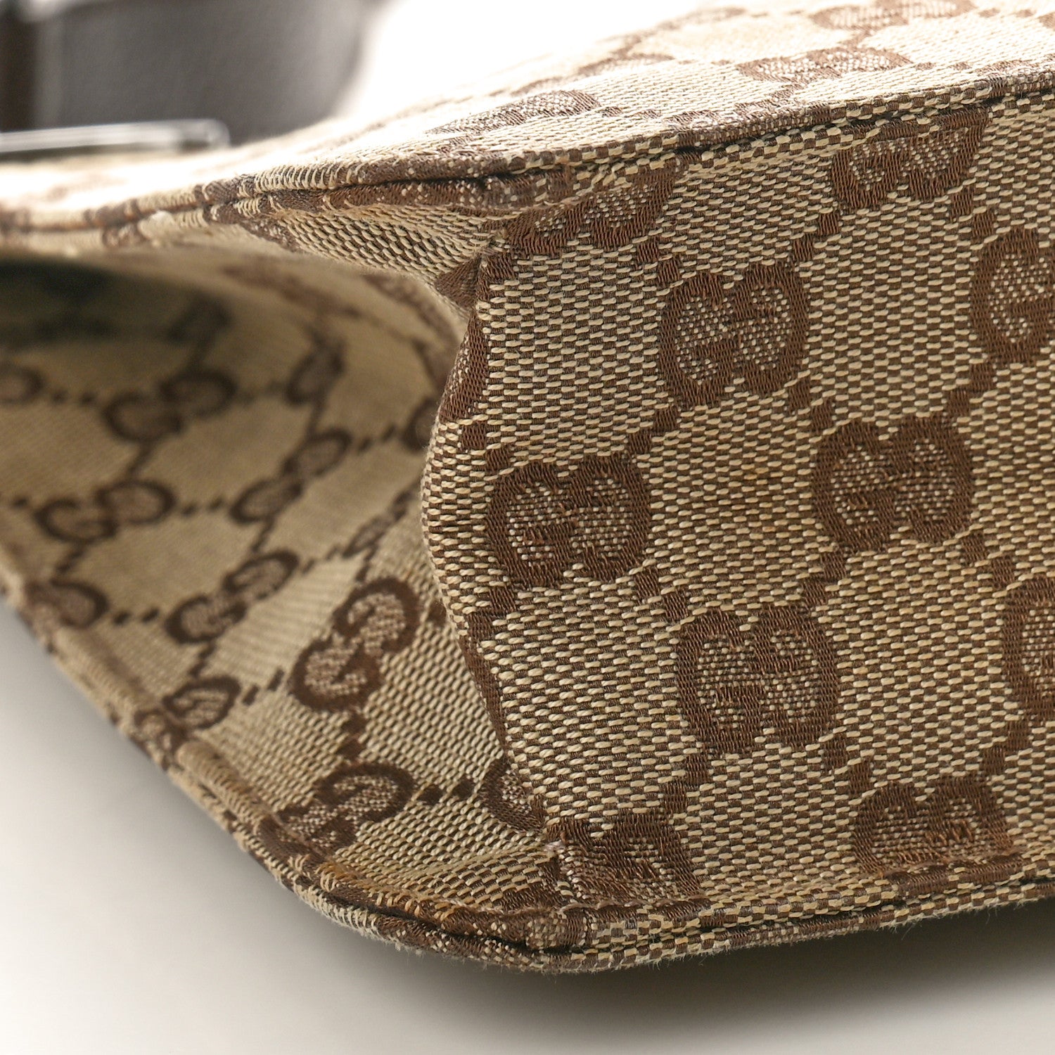 Gucci Monogram Eclipse Messenger Bag Dark Brown 9 of 10