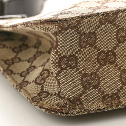 Gucci Monogram Eclipse Messenger Bag Dark Brown 9 of 10
