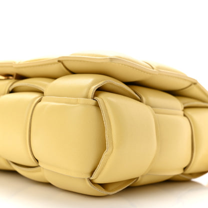 Bottega Veneta Lambskin Maxi Intreccio Padded Chain Cassette Crossbody Bag Butter 9 of 9