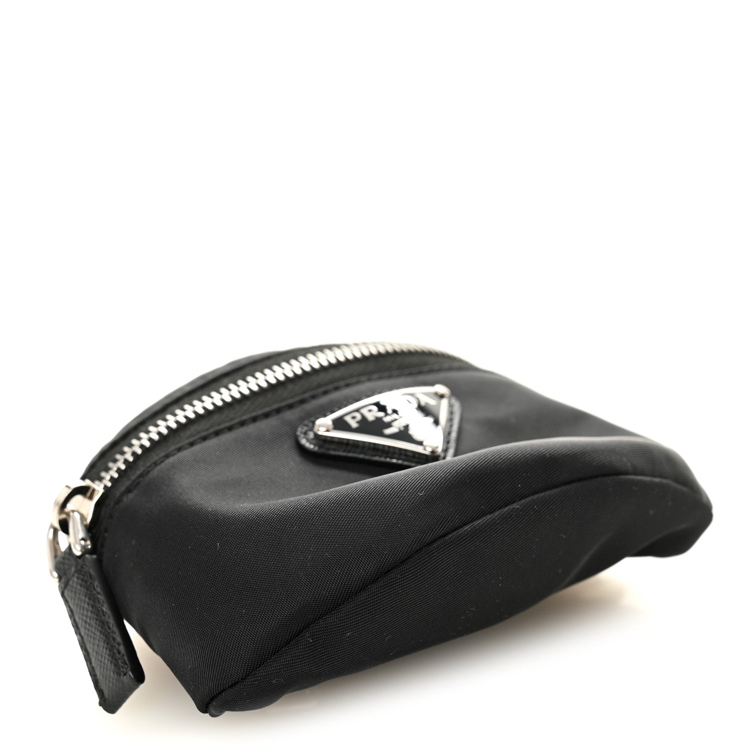 Prada Tessuto Nylon Wrist Pouch Black 1847007 – FASHIONPHILE