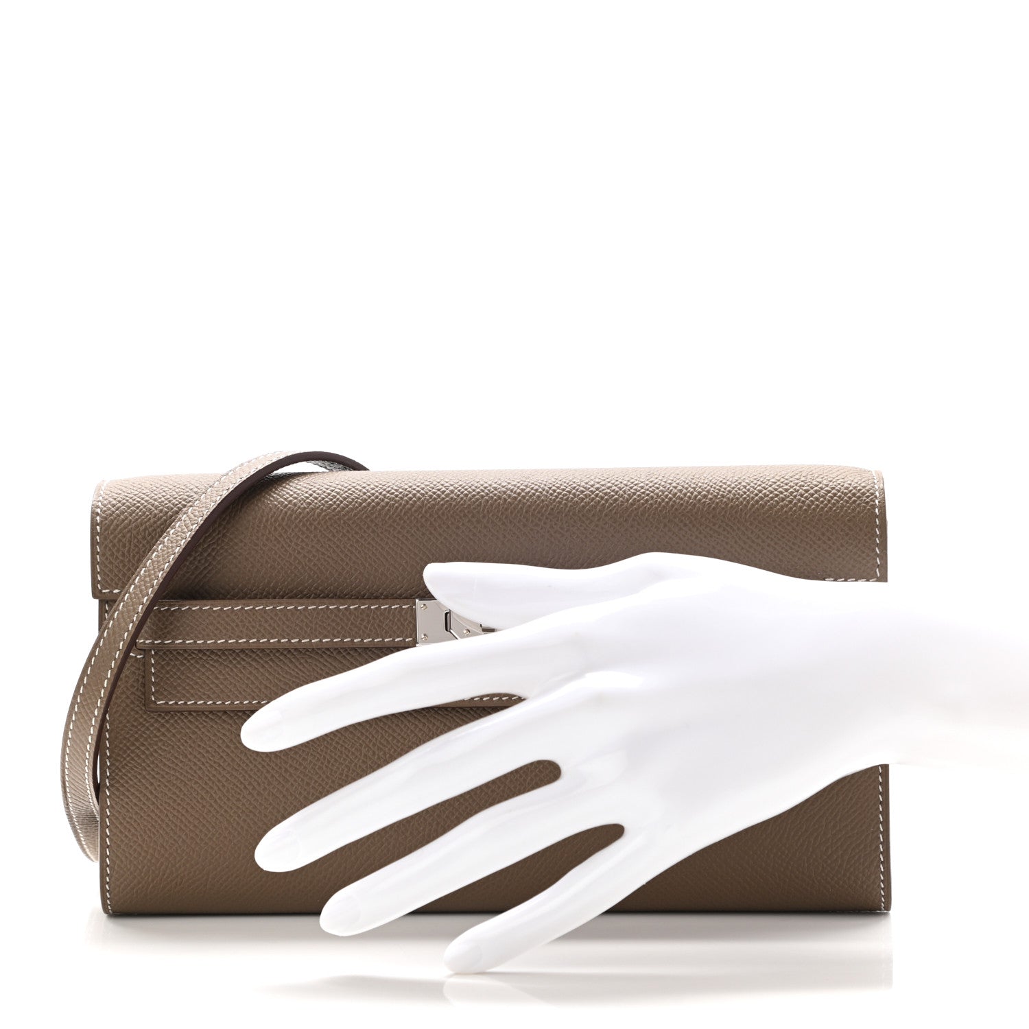 Hermes Epsom Kelly Wallet To Go Etoupe 2 of 7