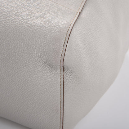 Prada Vitello Daino Cinch Backpack Talco 10 of 12