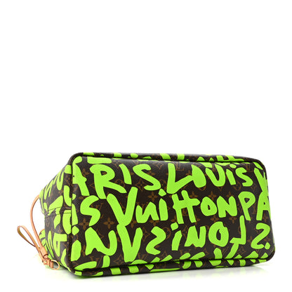 Louis Vuitton Monogram Graffiti Neverfull GM Green 4 of 9