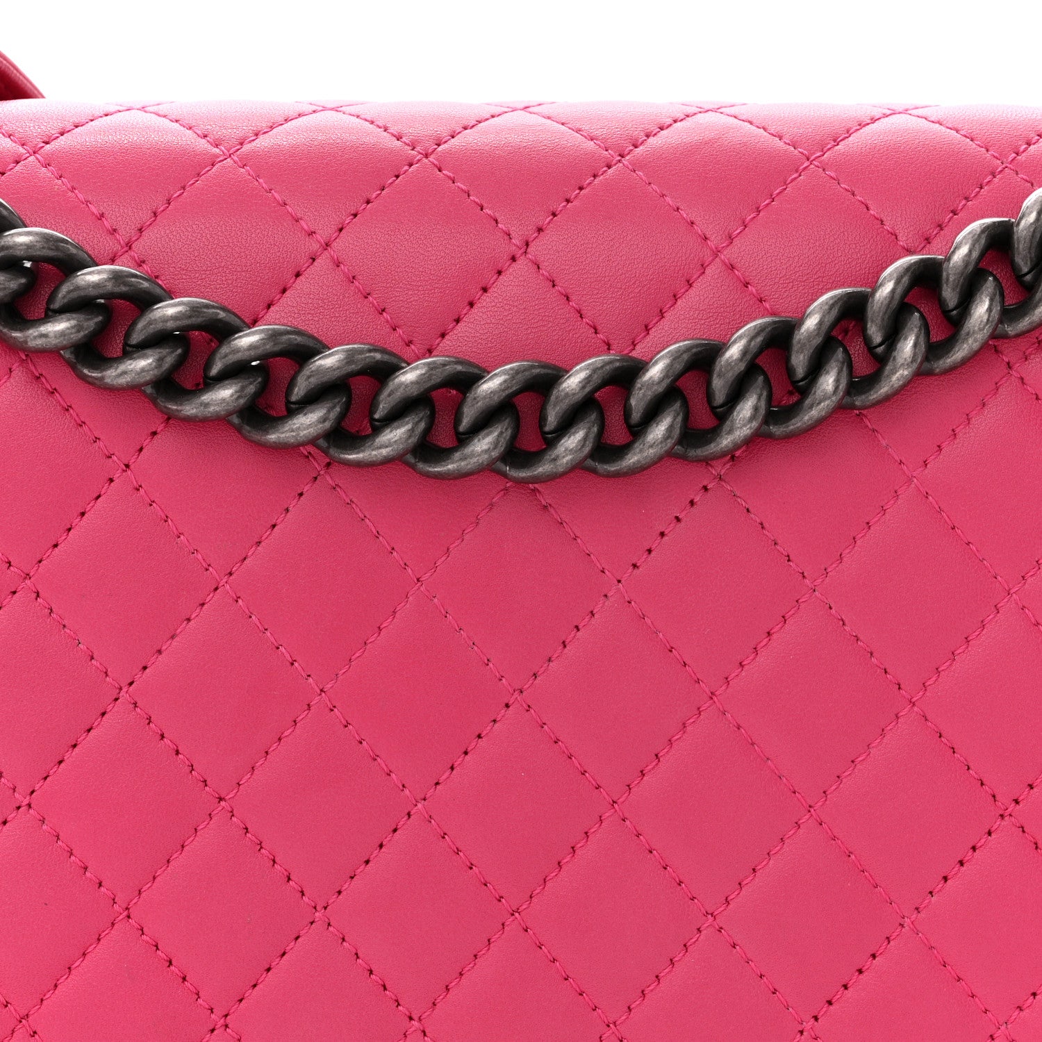 Chanel Lambskin Quilted New Medium Boy Flap Pink 8 of 19