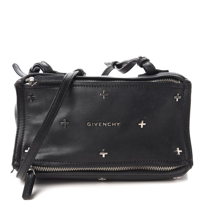 Givenchy Calfskin Cross Embellished Mini Pandora Black 1 of 10