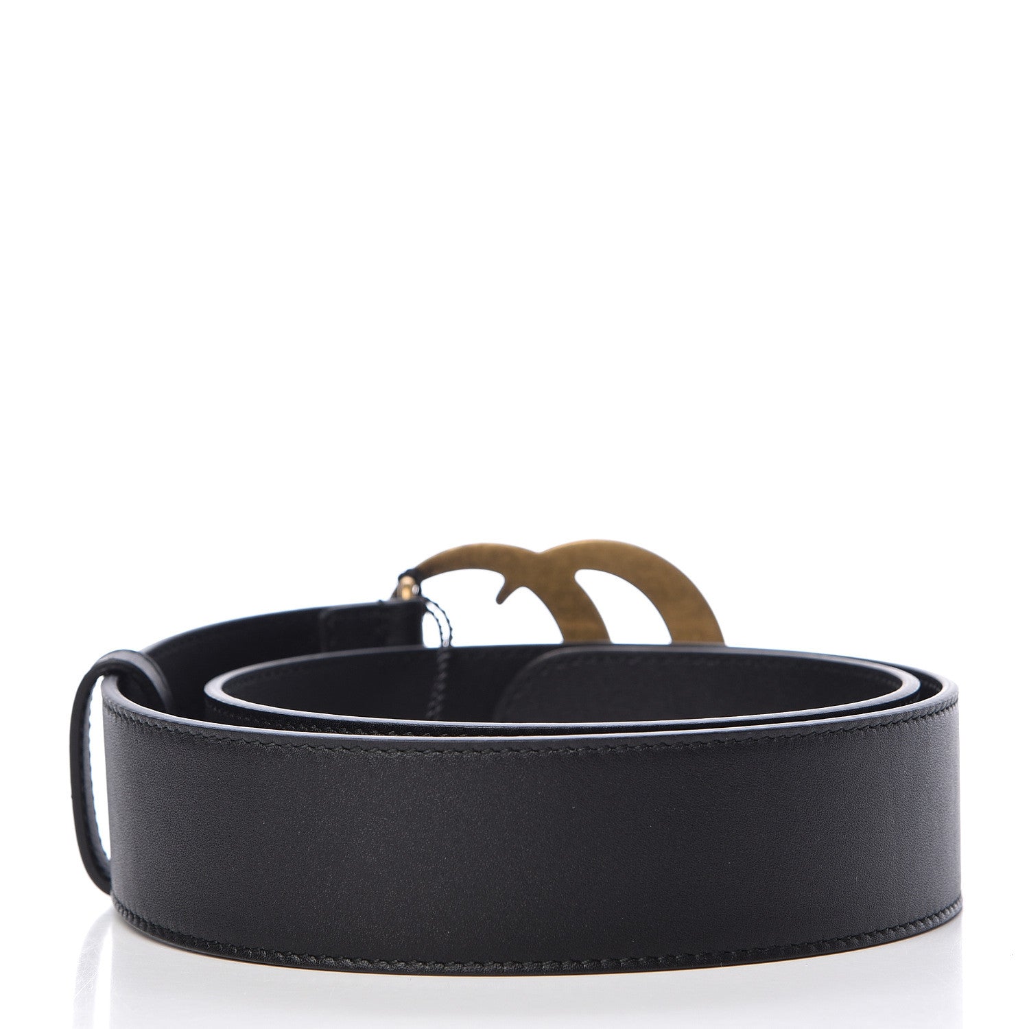 Gucci Calfskin Double G 40mm Belt 70 28 Black 3 of 7