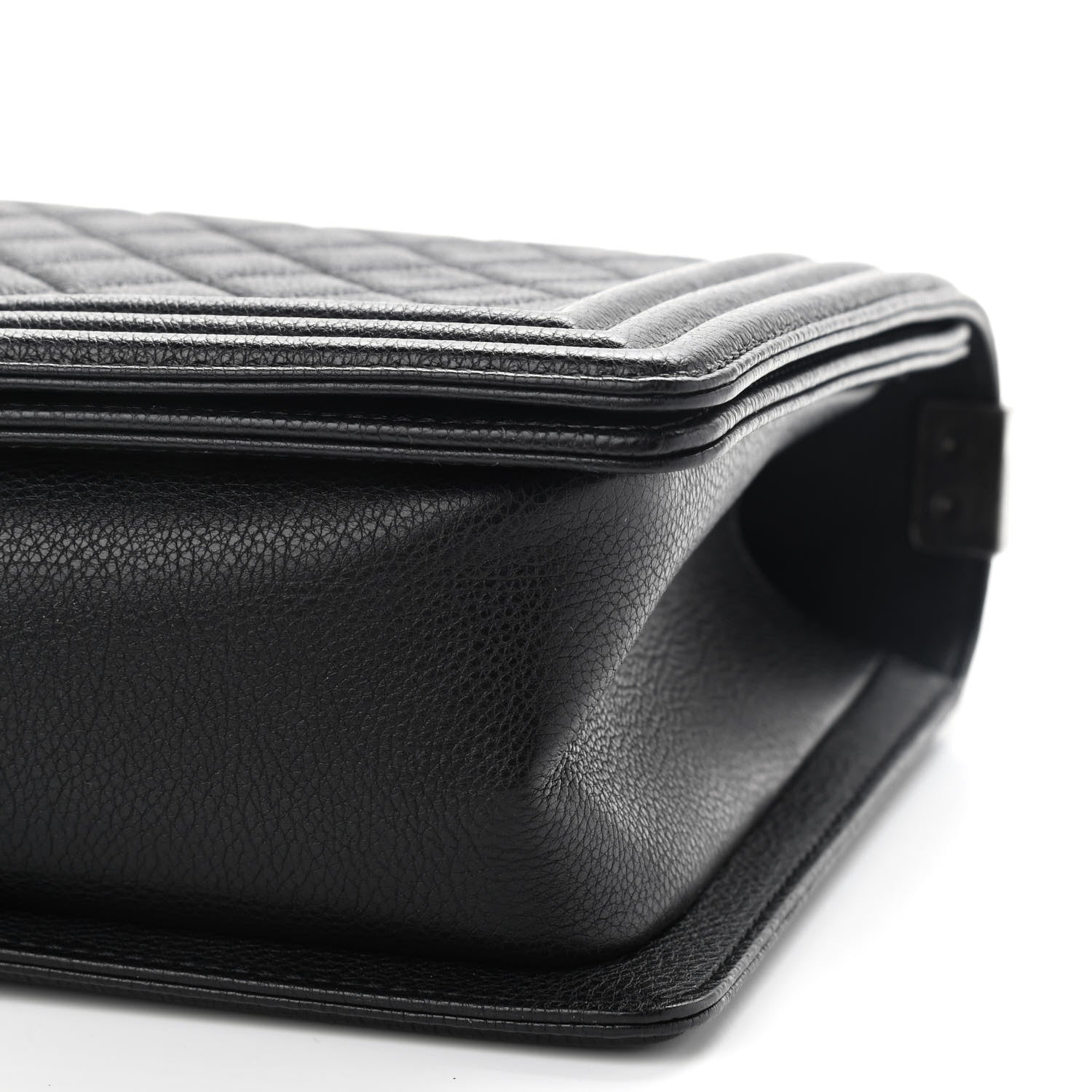 Chanel Grained Calfskin Quilted New Medium Boy Flap Black 9 of 9