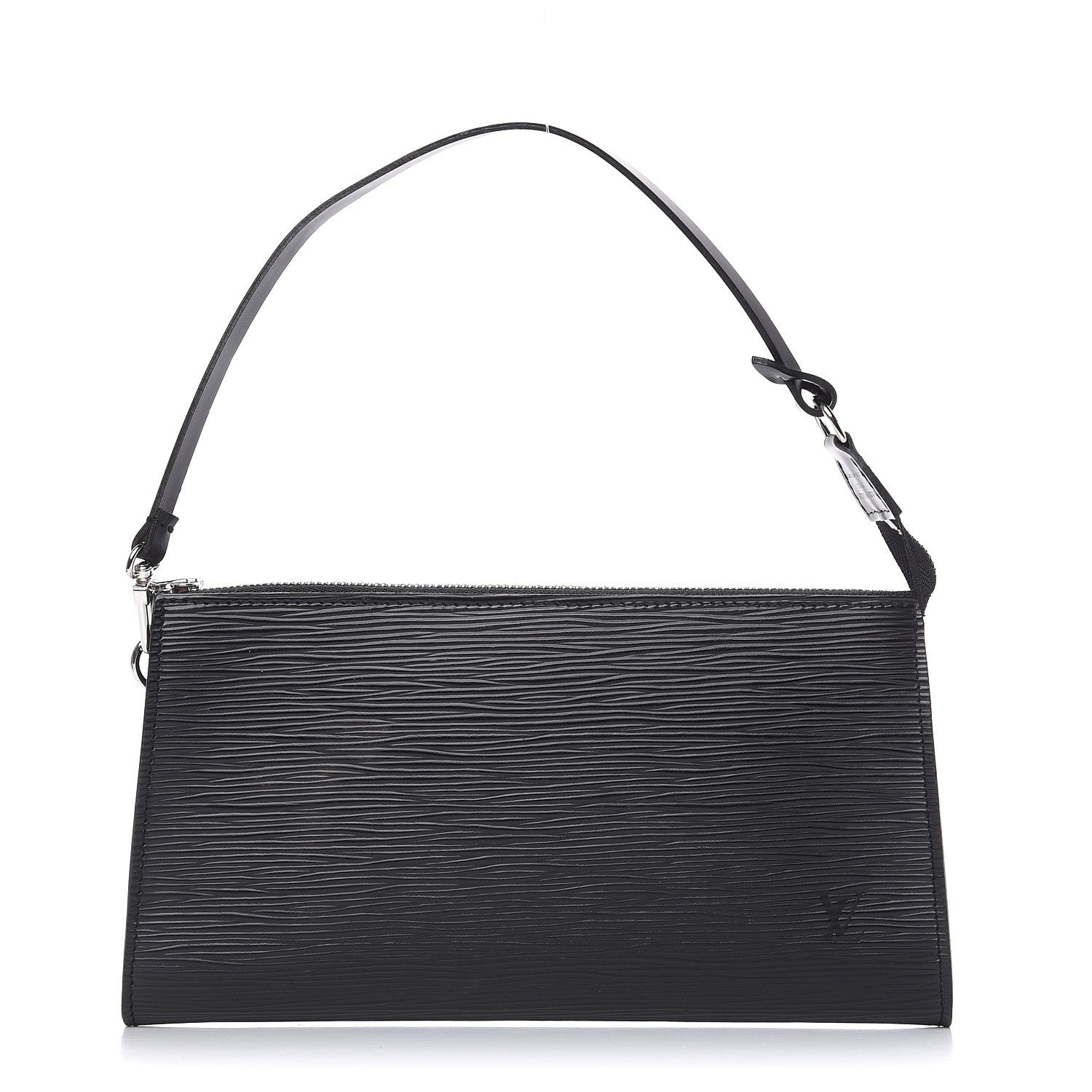Louis Vuitton Epi Pochette Accessories 24 Black 2 of 7