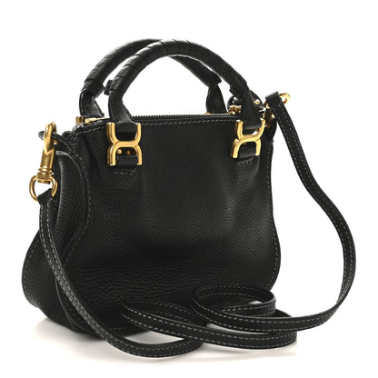 Chloe Calfskin Mini Marcie Satchel Black 3 of 9