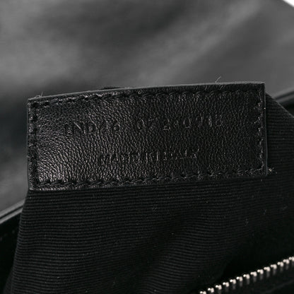Saint Laurent Calfskin Y Quilted Monogram Toy Loulou Crossbody Bag Black 7 of 12