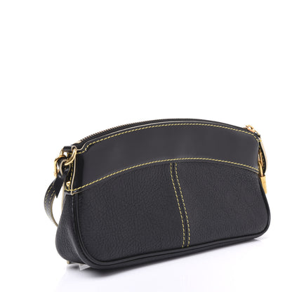 Louis Vuitton Suhali Lockit Clutch Black 2 of 9