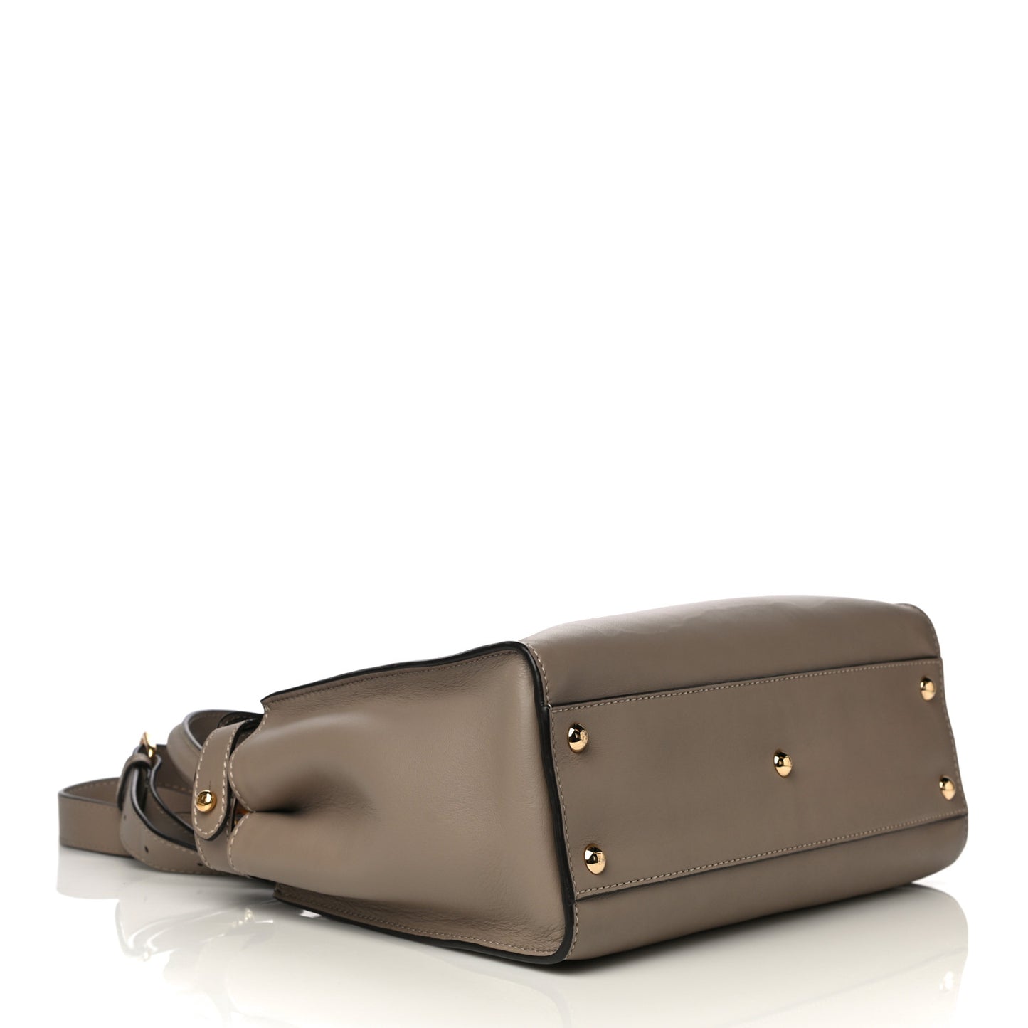 Vitello Seta Plexiglass Tortoise Medium Peekaboo Iconic Satchel Tortora