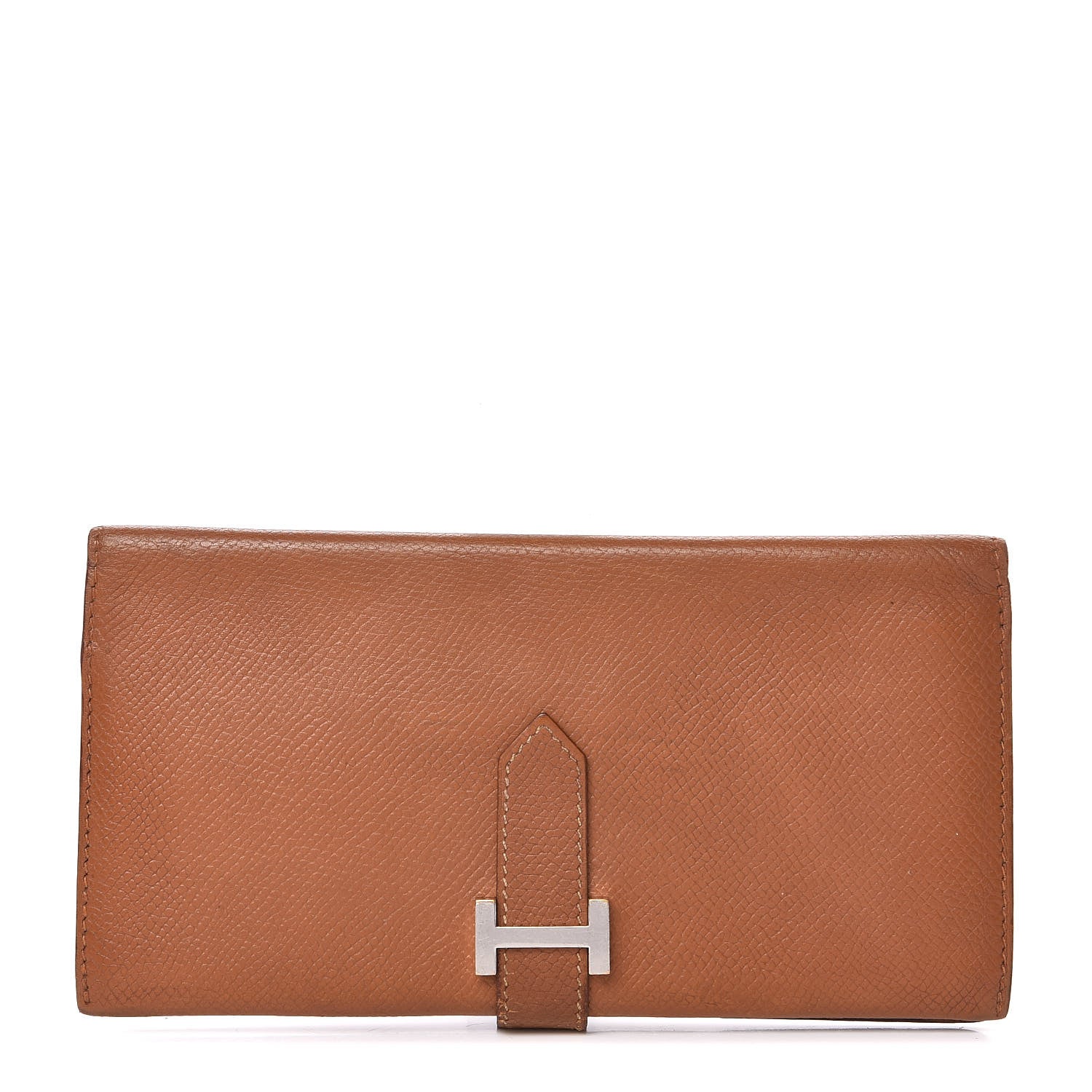 Hermes Epsom Bearn Gusset Wallet Gold 1 of 10