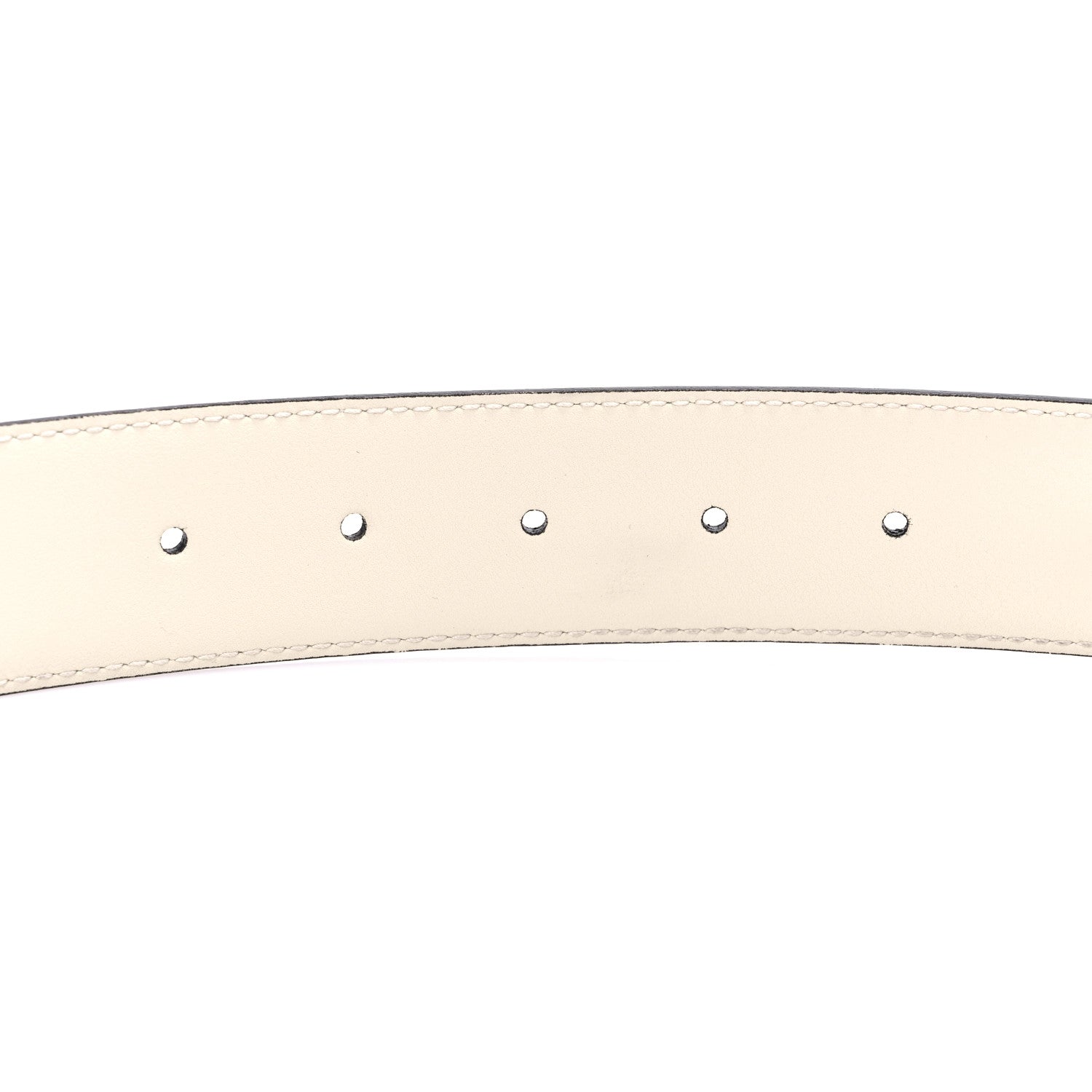 Gucci Guccissima Interlocking G Belt 75 30 Off White 4 of 6