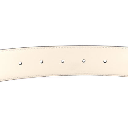 Gucci Guccissima Interlocking G Belt 75 30 Off White 4 of 6